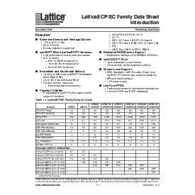 浏览型号LFEC1E-3Q208C的Datasheet PDF文件第2页