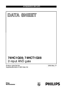 浏览型号74HC1G08的Datasheet PDF文件第1页