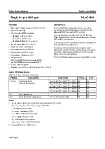 浏览型号74LVC1G08的Datasheet PDF文件第2页