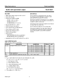 浏览型号74LVC1G07GW的Datasheet PDF文件第2页