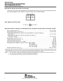 浏览型号SN74LVC1G06YEPR的Datasheet PDF文件第2页