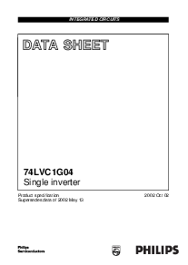 浏览型号74LVC1G04GW的Datasheet PDF文件第1页