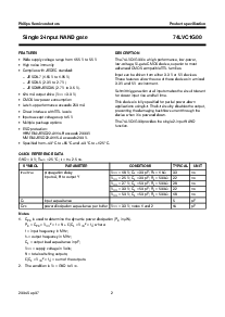 浏览型号74LVC1G00的Datasheet PDF文件第2页