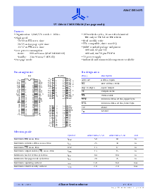 浏览型号AS4C1M16F5-60JC的Datasheet PDF文件第1页