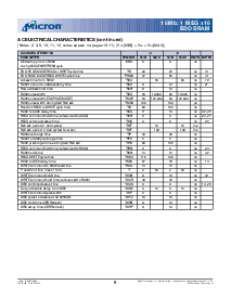 浏览型号MT4LC1M16E5TG-6的Datasheet PDF文件第9页