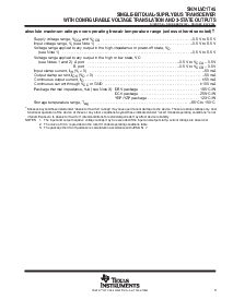 浏览型号SN74LVC1T45YEPR的Datasheet PDF文件第3页