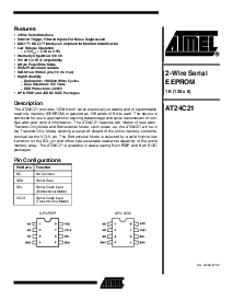 浏览型号AT24C21-10PI-2.5的Datasheet PDF文件第1页
