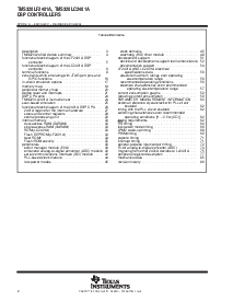 浏览型号TMS320LC2401A的Datasheet PDF文件第2页