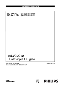 浏览型号74LVC2G32DC的Datasheet PDF文件第1页