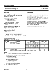 浏览型号74LVC2G32DC的Datasheet PDF文件第2页