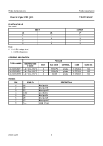 浏览型号74LVC2G32DC的Datasheet PDF文件第3页