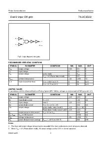 浏览型号74LVC2G32DP的Datasheet PDF文件第5页
