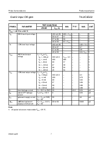 浏览型号74LVC2G32DC的Datasheet PDF文件第7页