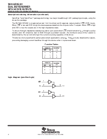 浏览型号SN74LVC2G241DCUR的Datasheet PDF文件第2页