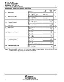 浏览型号SN74LVC2G241DCUR的Datasheet PDF文件第4页