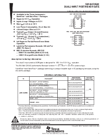 浏览型号SN74LVC2G02DCUR的Datasheet PDF文件第1页