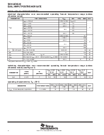 浏览型号SN74LVC2G02DCUR的Datasheet PDF文件第4页