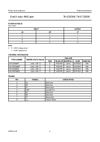 浏览型号74HC2G08DC的Datasheet PDF文件第3页