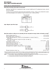 浏览型号SN74LVC2G08DCTR的Datasheet PDF文件第2页