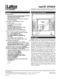 浏览型号ISPLSI2032A-80LJI的Datasheet PDF文件第1页