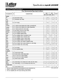 浏览型号ispLSI2032VE-180LJ44的Datasheet PDF文件第8页