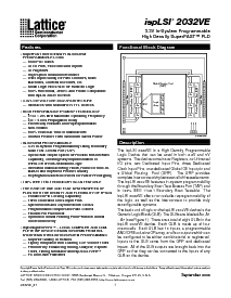 浏览型号ispLSI2032VE-110LJ44的Datasheet PDF文件第1页