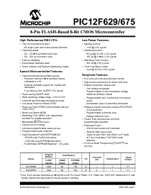 浏览型号12F629的Datasheet PDF文件第3页