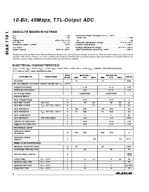 浏览型号MAX1161ACWI的Datasheet PDF文件第2页