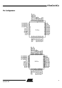 浏览型号AT89C51AC3-RLTIM的Datasheet PDF文件第3页