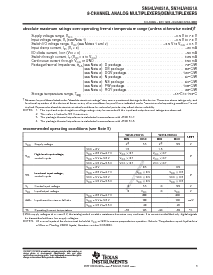 浏览型号SN74LV4051ADE4的Datasheet PDF文件第3页