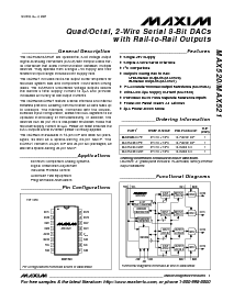 浏览型号MAX521AEAG的Datasheet PDF文件第1页