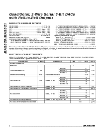 浏览型号MAX521AEAG的Datasheet PDF文件第2页