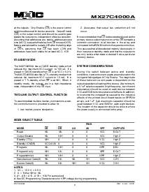 浏览型号MX27C4000AMC-12的Datasheet PDF文件第3页