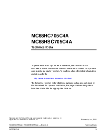 浏览型号MC68HC705C4ACP的Datasheet PDF文件第3页