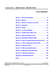 浏览型号MC68HC705C4ACP的Datasheet PDF文件第5页