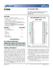 浏览型号MT4LC4M16F5的Datasheet PDF文件第1页