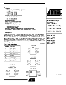 浏览型号AT93C66-10PI-2.7的Datasheet PDF文件第1页