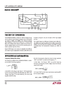 浏览型号LTC6903CMS8的Datasheet PDF文件第6页