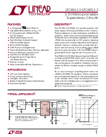 浏览型号LTC694IS8-3.3的Datasheet PDF文件第1页