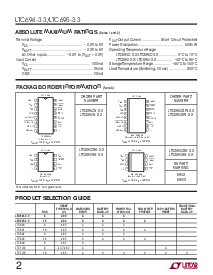 浏览型号LTC694IS8-3.3的Datasheet PDF文件第2页