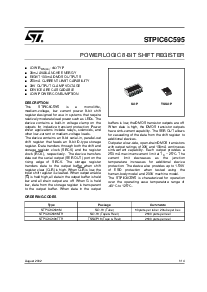 浏览型号STPIC6C595M的Datasheet PDF文件第1页