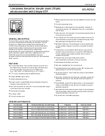 浏览型号P87LPC762BD的Datasheet PDF文件第4页