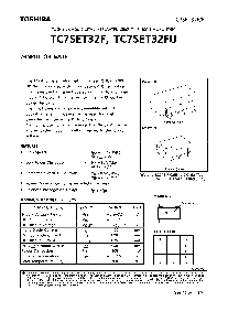 浏览型号TC7SET32F的Datasheet PDF文件第1页