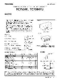 浏览型号TC7S04FU的Datasheet PDF文件第1页