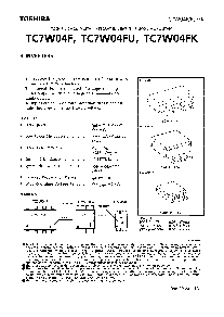 浏览型号TC7W04FU的Datasheet PDF文件第1页