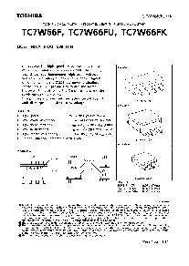 浏览型号TC7W66FK的Datasheet PDF文件第1页