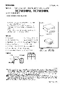浏览型号TC7W34FK的Datasheet PDF文件第1页