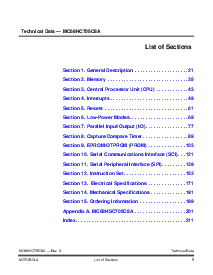 浏览型号MC68HC705C8ACS的Datasheet PDF文件第5页