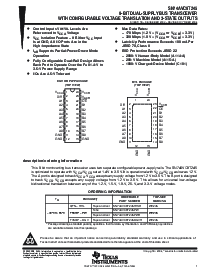 浏览型号SN74AVC8T245PW的Datasheet PDF文件第1页