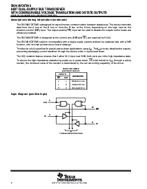 浏览型号SN74AVC8T245PW的Datasheet PDF文件第2页